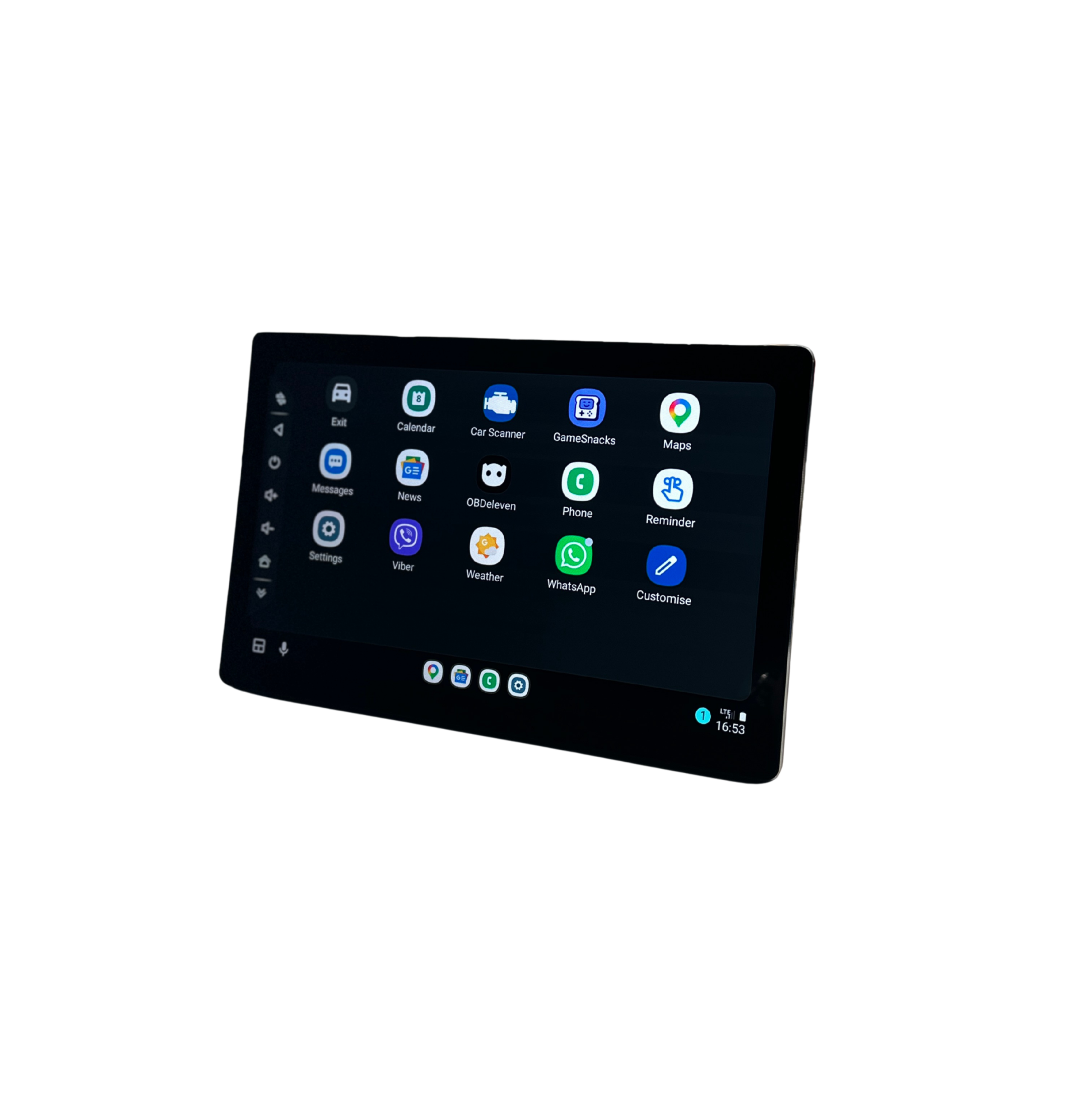 Universalus besisukantis 12 colių Android 14 liečiamas ekranas multimedija su belaidžiu Apple CarPlay ir Android Auto - Image 4